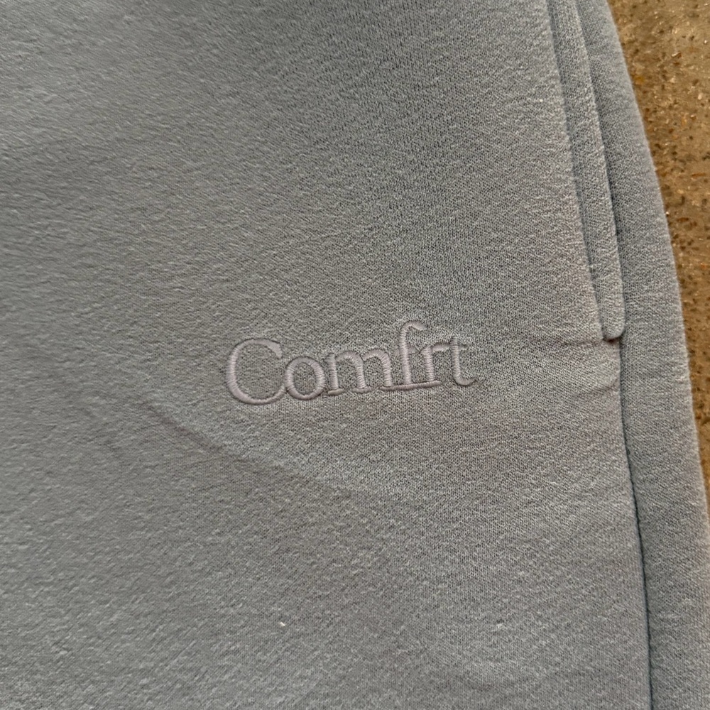 Comfrt Signature Straight Leg Sweatpants Sky Blue Size 3X Athleisure Plus Size - Picture 8 of 9
